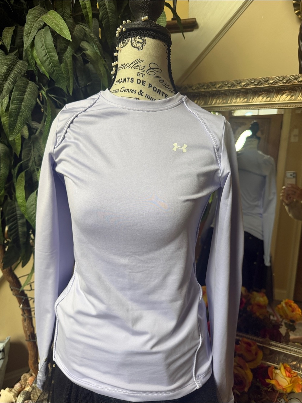 Under Armour Women's Long Sleeve Performance Top in Lavender